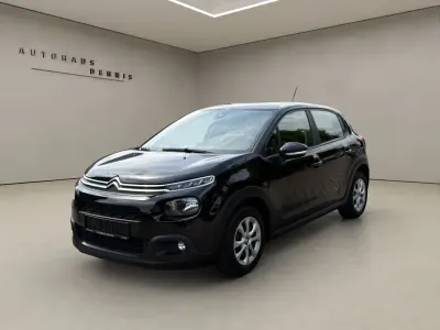 Gebraucht Citroën C3 Feel 88 PS (64 kW) 2018 Schwarz Kleinwagen
