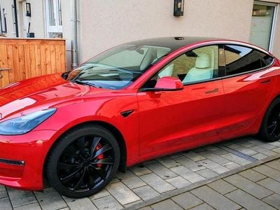 Gebraucht Tesla Model 3 Performance 377 kW (513 PS) 2021 Rot Limousine