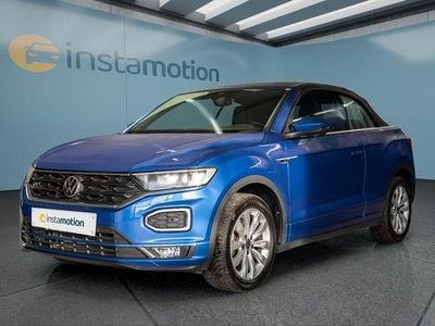 Gebraucht VW T-Roc Cabriolet 150 PS (110 kW) 2021 Blau Cabrio