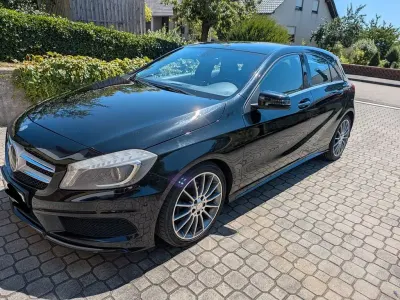 Gebraucht Mercedes A200 AMG line 156 PS (114 kW) 2014 Schwarz Kleinwagen