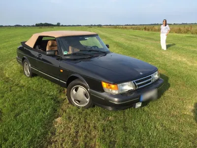 Gebraucht Saab 900 Cabriolet 185 PS (136 kW) 1993 Schwarz Cabrio