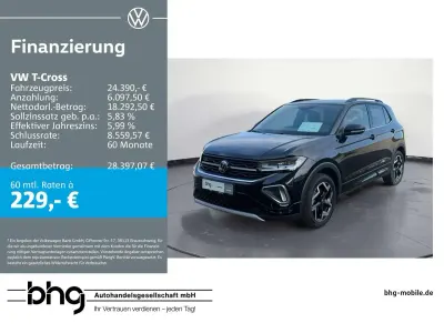Gebraucht VW T-Cross R-line 116 PS (85 kW) 2025 Schwarz SUV