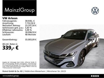 Gebraucht VW Arteon R-line 190 PS (139 kW) 2022 Grau Limousine