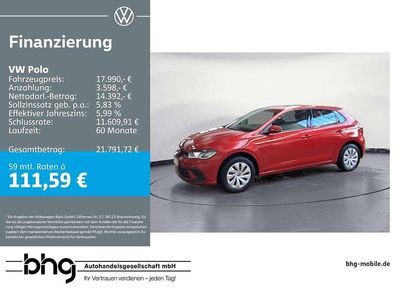 Gebraucht VW Polo Life 80 PS (58 kW) 2025 Kings red metallic Limousine