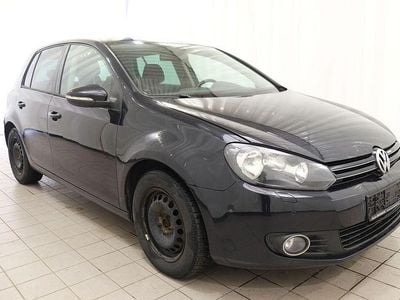 Gebraucht VW Golf VI Team 105 PS (77 kW) 2010 Schwarz Kleinwagen