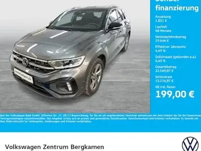 Usado VW T-Roc R-line 110 CV (80 kW) 2023 Gris SUV