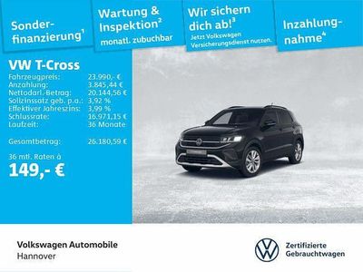 Schwarz Gebraucht 2025 VW T-Cross Goal SUV | 23.990 € (Guter Preis)
