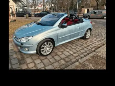 Używany Peugeot 206 109 KM (80 kW) 2003 Niebieski Kabriolet