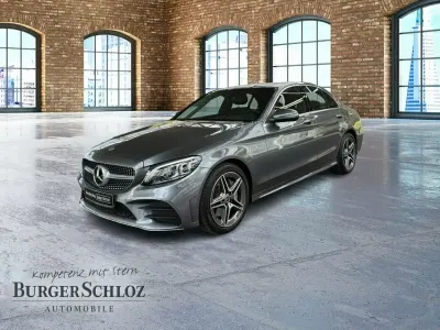Gebraucht Mercedes C400 AMG 333 PS (244 kW) 2021 Metalliclack selenitgrau Limousine