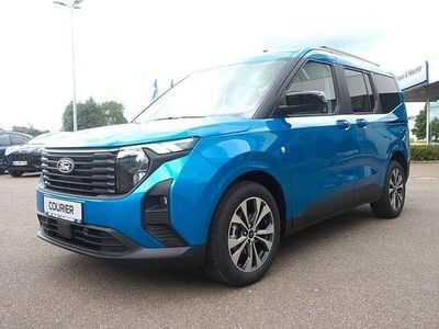 Neu Ford Tourneo Courier Titanium 125 PS (91 kW) 2025 Blau Van / Kleinbus