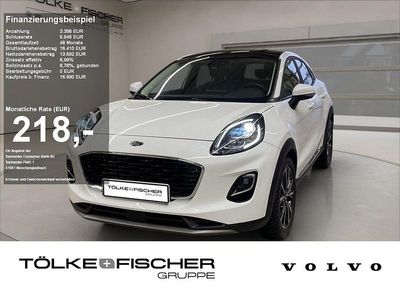 Gebraucht Ford Puma Titanium 125 PS (91 kW) 2021 Frost weiss (metallic) SUV