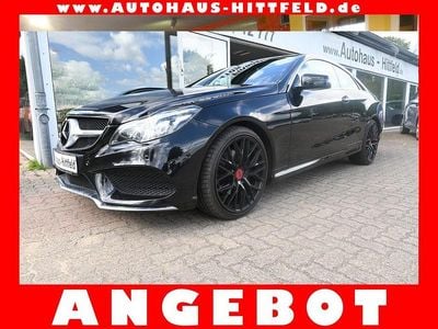 Obsidianschwarzmet. Gebraucht 2016 Mercedes E200 AMG line Coupé | 22.400 € (Superpreis)