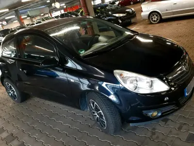 Gebraucht Opel Corsa 2007 Schwarz Kleinwagen