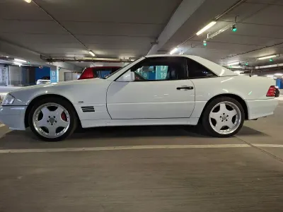 Gebraucht Mercedes SL500 326 PS (239 kW) 1990 Weiß Cabrio