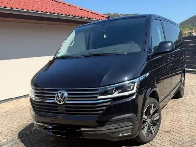 Brugt VW T6.1 Highline 199 HK (146 kW) 2019 Sort Van