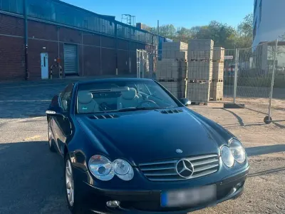 Gebraucht Mercedes SL350 2003 Blau Cabrio