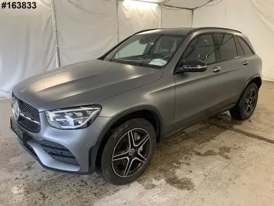 Używany Mercedes GLC300e AMG line 306 KM (225 kW) 2021 Szary SUV