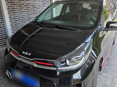 Gebraucht Kia Picanto GT-Line 62 PS (45 kW) 2023 Schwarz Kleinwagen