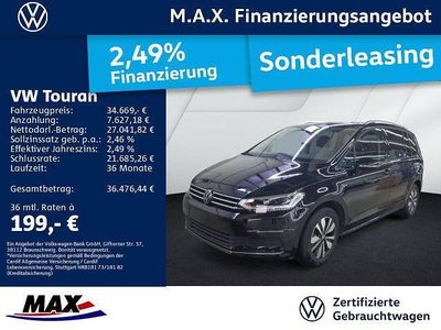 Gebraucht VW Touran Goal 150 PS (110 kW) 2025 Grenadillschwarz metallic Van / Kleinbus