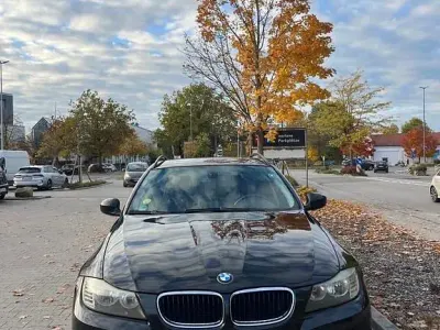 Brugt BMW 320 177 HK (130 kW) 2009 Sort Stationcar
