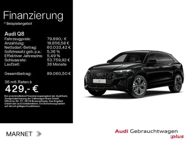 Gebraucht Audi Q8 S-Line 394 PS (289 kW) 2025 Schwarz SUV