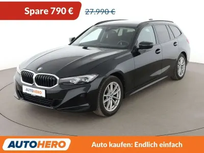 Gebraucht BMW 320 184 PS (135 kW) 2022 Schwarz ii/bonnet fluid black Kombi