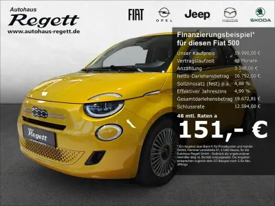Neu Fiat 500 65 PS (47 kW) 2026 Gelb Limousine