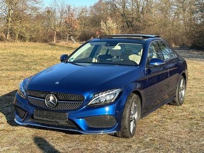 Gebraucht Mercedes C250 AMG line 204 PS (150 kW) 2017 Blau Limousine