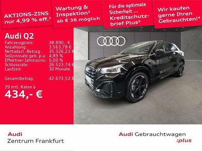 Gebraucht Audi Q2 S-Line 150 PS (110 kW) 2026 Schwarz SUV