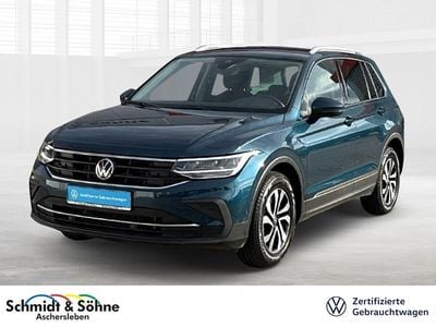 Gebraucht VW Tiguan Active 150 PS (110 kW) 2022 Blau metallic SUV