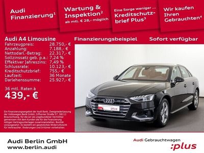 gebraucht Audi A4 Limousine Advanced 35 TFSI S tr. AHK RFK LED