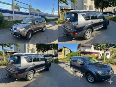 Begagnad Mitsubishi Outlander 156 HK (114 kW) 2008 Grå SUV