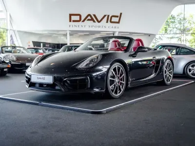 Gebraucht Porsche Boxster GTS 330 PS (242 kW) 2015 Tiefschwarzmetallic Cabrio