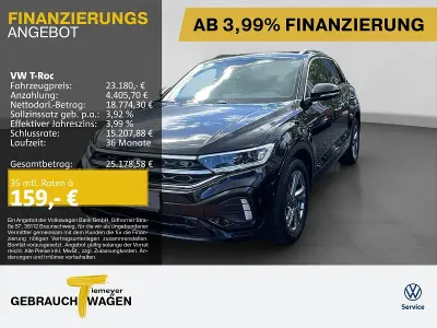 Used VW T-Roc R-line 110 HP (80 kW) 2023 Black SUV