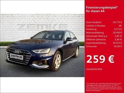 Blau Gebraucht 2024 Audi A4 Advanced Kombi | 29.775 € (Guter Preis)