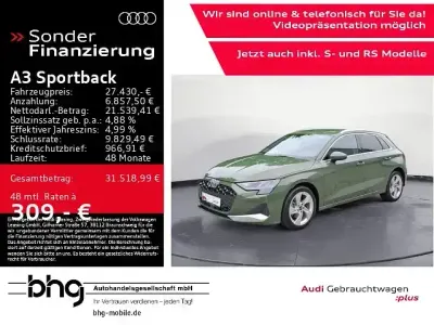 Gebraucht Audi A3 Advanced Plus 150 PS (110 kW) 2025 Distriktgrün metallic Limousine