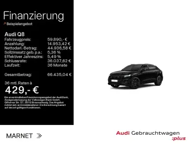 Gebraucht Audi Q8 Ambiente 286 PS (210 kW) 2023 Mythosschwarz metallic SUV