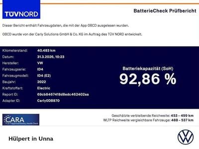 Gebraucht VW ID.4 Pro Performance 150 kW (204 PS) 2021 Mondsteingrau SUV