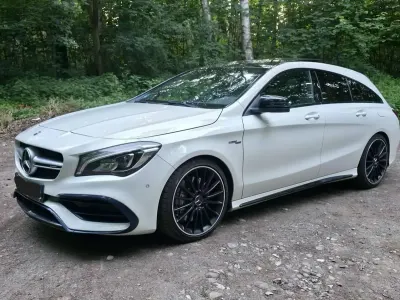 Gebraucht Mercedes CLA45 AMG Shooting Brake AMG 381 PS (280 kW) 2018 Weiß Kombi