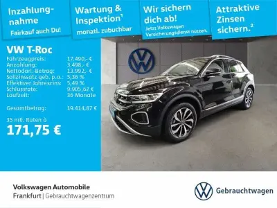 Gebraucht VW T-Roc Style 110 PS (80 kW) 2022 Schwarz SUV