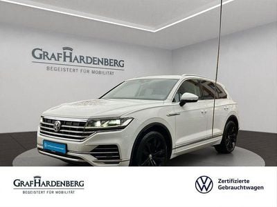 Pure white Gebraucht 2020 VW Touareg Atmosphere SUV | 38.888 € (Superpreis)