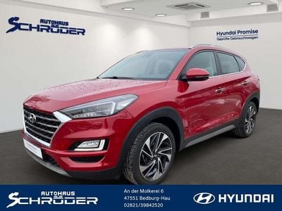 Gebraucht Hyundai Tucson Premium 136 PS (100 kW) 2019 Fiery red / met SUV