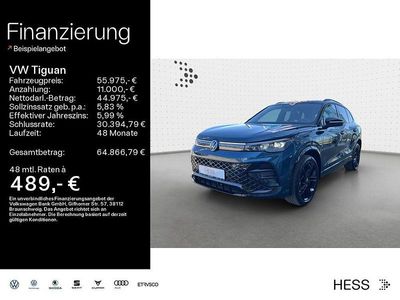 Nightshade blue metallic Neu 2026 VW Tiguan R-line SUV | 55.975 € (Fairer Preis)