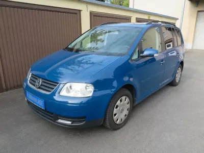 Gebraucht VW Touran Conceptline 102 PS (75 kW) 2006 Blau Van / Kleinbus