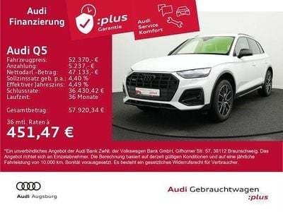 Gebraucht Audi Q5 Advanced Plus 299 PS (219 kW) 2025 Gletscherweiß metallic SUV