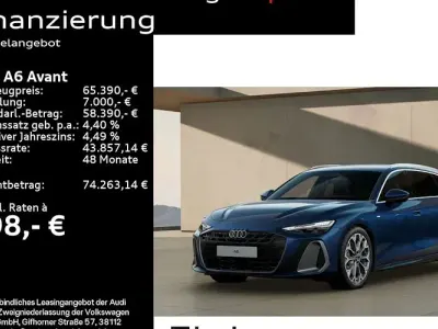 Gebraucht Audi A6 Ambiente 367 PS (269 kW) 2025 Ascariblau metallic Kombi