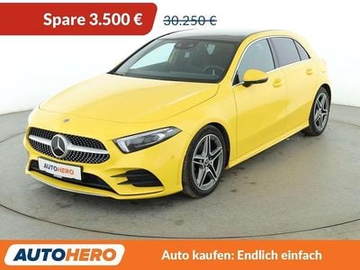 Usata Mercedes A200 AMG line 150 CV (110 kW) 2022 Giallo Berlina