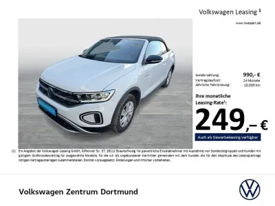 Gebraucht VW T-Roc Cabriolet Goal 150 PS (110 kW) 2025 Pure white Cabrio
