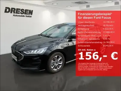 Gebraucht Ford Focus Titanium 125 PS (91 kW) 2022 Schwarz Kombi