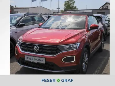 Gebraucht VW T-Roc Cabriolet Style 110 PS (80 kW) 2021 Rot Cabrio